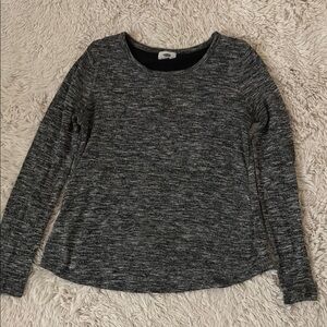 Old Navy Gray Long Sleeve Top
